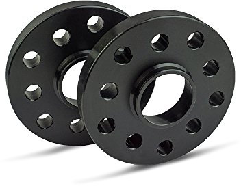 SCC Spurverbreiterung 12309W - schwarz eloxiert - LK: 120/5 NLB: 74,1 - 20mm - 2 Stück