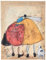 Sam Toft Leinwanddruck, Baumwolle, Mehrfarbig, 30 x 40 cm