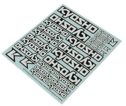 Kyosho Sticker Sheet Logo 235 mm x 210 mm