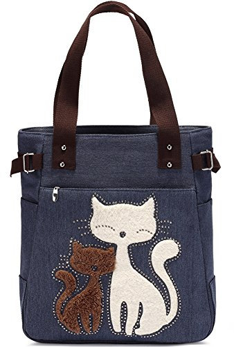 KAUKKO C3+c4 Umhängetasche für Damen (10 Stück), blau, one size, Tote