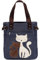 KAUKKO C3+c4 Umhängetasche für Damen (10 Stück), blau, one size, Tote