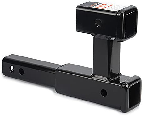 HITOW Dual Anhängerkupplung Empfänger-Adapter Trailer-Fahrrad Extender (GTW 5.000 lbs)