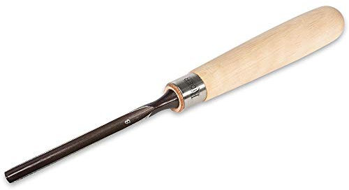 Axminster Rider Out-Cannel Firmer Gouge Wooden Handle - 8mm