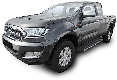 AB3-00042 Bonnet Auto BRA kompatibel mit Ford Ranger 2015-2022 Haubenbra Steinschlagschutz Tuning Auto-Bra