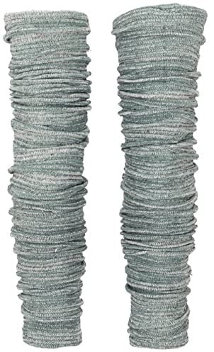 GURU SHOP Lange Beinstulpen aus Baumwolle, Baumwollstrick Ethnostulpen - Aqua, Herren/Damen