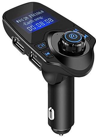 Bluetooth-Freisprecheinrichtung, USB Ladegerät T11 Bluetooth Freisprecheinrichtung Car Kit MP3-Player FM Transmitter