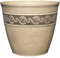 Classic Home and Garden Fioriera in resina, frassino avorio, 25,4 cm rotonda