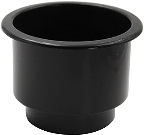 Perfeclan Einbau Becherhalter Getränkehalter Flaschenhalter zum Einbauen für Boote, Spieltisch, Sofa, Autos, Schwarz