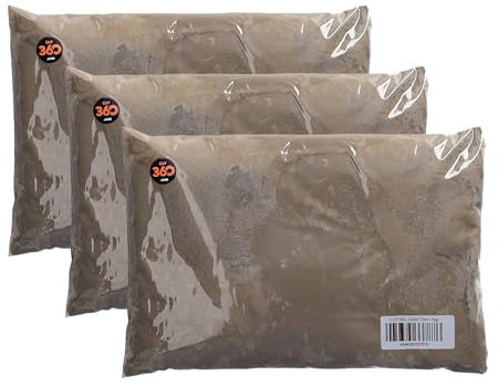 Cut369 - Stucco per finestre per vetri semplici da 3 kg, adatto per telai in legno e metallo in puro olio di lino