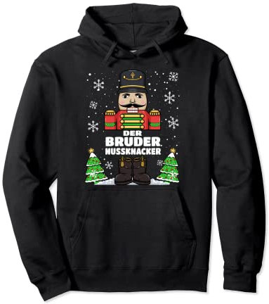 Bruder Nussknacker Lustiges Weihnachten Nussknacker Herren Pullover Hoodie