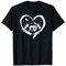 Damen und Herren Herz Camping Wohnwagen Campinganhänger T-Shirt