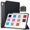DuraSafe Cases Funda para iPad Pro de 11 pulgadas 1 Gen 2018 [PRO 11 1ª] A1980 A1934 delgada y ligera protectora de policarbonato esmerilado con soporte de doble ángulo - Carbón