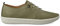 PAYMA - Zapatillas Deportivas Sneakers de Piel para Mujer. Flexibles y Cómodos. Zapatos Planos Casual. Cordones Elásticos. Gran Confort. Color: Kaki, Talla: EU 36