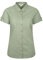 Mountain Warehouse Coconut Short Sleeve Womens Shirt - 100% Cotton Ladies Top, Lightweight, Breathable Blouse, Mesh Lined Tee - for Travelling & Daily Use Light Khaki Women's Size 18