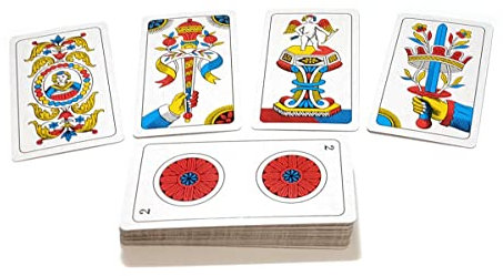 Italienische Regionalkarten – Piacentine/Sizilianische/Romagnole/Napoletanische/Trentine/Trevisane – Spielkarten plastifiziert (Trentine)
