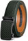 BULLIANT Gürtel Herren, Gürtel Ratsche Ledergürtel Automatikschließe für Herren Anzug Business Kleidung,Breit 35mm,Größe Angepasst(Dunkelgrün-115cm/32-38 taille verstellbar)