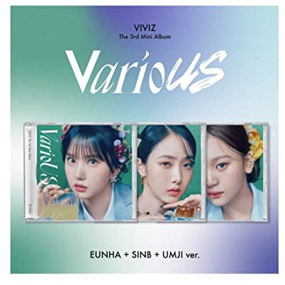 VIVIZ - 3rd Mini Album VarioUS (Jewel Case) CD (UMJI ver, CD Only (No Poster))
