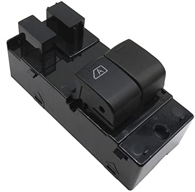 Nonuin Mando Botonera Elevalunas para N&issan NV200 HR16DE 1.6L L4 2009-2015 Interruptor Principal De Ventanilla Eléctrica Botón Elevador 25401-JX30A 25401JX30A Accesorios De Coche