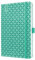 SIGEL J5127 Wochenkalender 2025 A5, Jolie, mintgrün, Hardcover, Gummiband, Stiftschlaufe, Einstecktasche, 174 Seiten, vegan, Buchkalender, Terminplaner