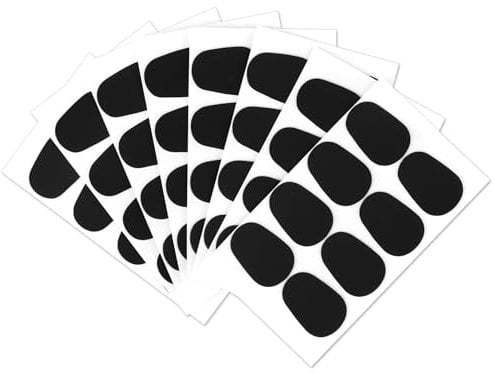 64 Stück Bissgummi Klarinette Mundstückkissen Saxophon Mundstück Patches Schutz Bissplatte 0.8mm Saxophon Alt-Tenor-Saxophon-Klarinette-Mundstück-Kissen für Anfänger, Saxophone, Klarinetten