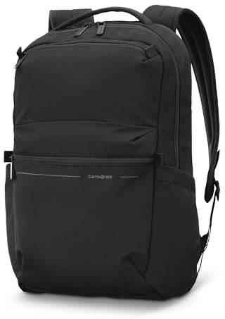Samsonite Better Than Basic Backpack - Dedicated Laptop Compartment, Quick Stash Front Pockets and Lightweight Breathable Airmesh - Black