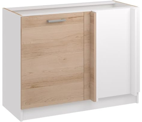 roe furniture Eckschrank 105 cm - Eckunterschrank - Küchenschrank - Küchenmöbel - Küchenunterschrank - Schrank Küche - Unterschrank Küche - Küchenschränke Einzeln Artisan