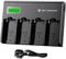 K&F Concept 4-Channel Battery Fast Charger with LCD Display for Sony NP-F550 F570 F750 F770 F930 F950 F960 F970 Camera Camcorder Battery