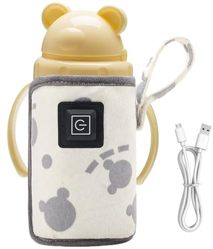 Bottle Warmer For Breastmilk, Nursing Bottle Heater, Portable USB Milk | Warmer, Rechargeable Feeding Bottle Feeding Bottle Warmers Rechargeable, Portable USB Milk Warmer Thermal Bag, Travel Accesso