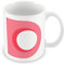 MUGGZ Alphabet Initial Letter D Mug with Monogram Each Letter Individual Design