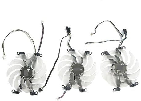 QKFTCSDW Ventilateur de Remplacement for Carte Graphique RTX 3090 3080 3080TI, 89MM, 4 Broches, Compatible avec RTX 3080 Ti 3080 3090 SG(B)