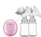 Double Electric Breast Pump LCD Display Electric Breastfeeding Pump with Milk Storage Bags, Silent Breast Pump Massage Automatic Milking Machine for Travel