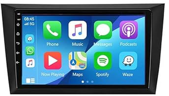 ZQWZY Navigazione GPS per Auto Android per Golf 6 2008-2016 1080P HD Touch Multimedia Supporto WiFi,4G,OBD2 BT Radio FM MA 12V Dab,8 Core 4G+WiFi 8G+128G