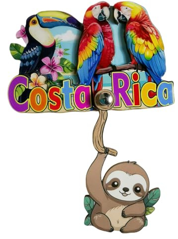 Costa Rica Tourist Souvenirs - Imán 3D para nevera