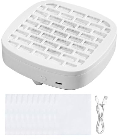 Hogvinnatil Leiser Nagelstaubabsauger | Leistungsstarke Absaugung - Tragbarer USB-Aufladbarer Staubsauger Für Pediküre Maniküre Frauen Mädchen Reisen Zuhause - Maniküre Pediküre