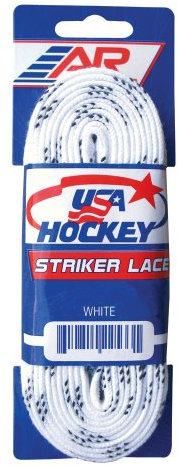A&R Sports USA Hockey-Schnürsenkel, 244 cm, Weiß