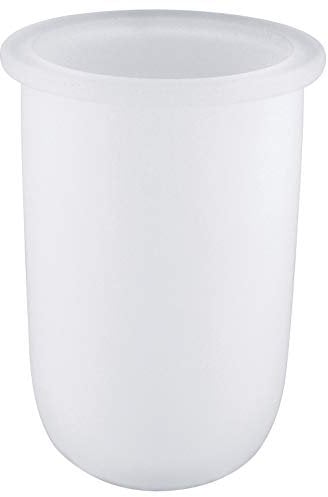 GROHE Essentials, Ersatzglas für Toilettenbürste (Original Ersatzteil), weiß. 40393000