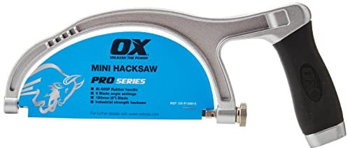 OX Tools Pro Mini Professional Hacksaw 6, Multicolor