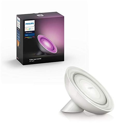 Philips Hue Bloom Dimmable Colour Changing LED Smart Mood Lamp (Compatible with Amazon Alexa, Apple HomeKit and Google Assistant)