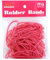 JAM PAPER Colourful Rubber Bands - #33 Size - Pink Rubberbands - 100/Pack