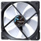 Fractal Design Dynamic X2 GP,14 Ventilador de computadora , Optimizado para una alta ventilación – 140 mm – 1000RPM – FDB,Rodamientos , Puntales con forma aerodinámica – 12v , Negro/Blanco (Single)