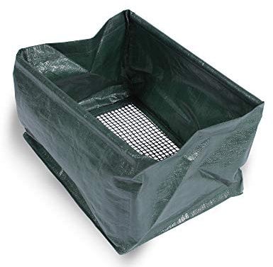 Haxnicks Easy Riddle Gartensieb | Kompost- und Erdsieb | Grün, 40,5 x 31 x 24 cm | RID010101