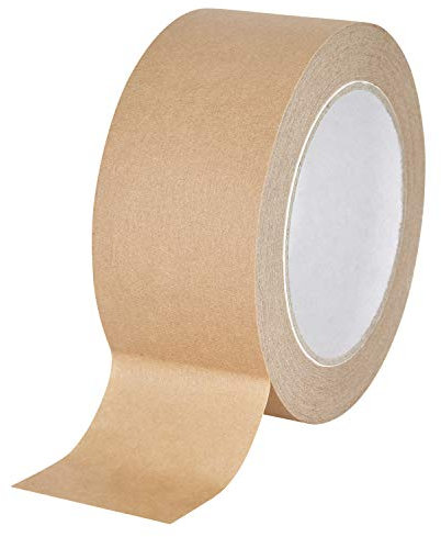 baytronic Papier-Packband Papier Klebeband Packband braun 50m x 50mm (36 Rollen)