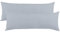 aqua-textil Classic Line Kissenbezug 2er-Set 40 x 200 cm Silber grau Baumwolle Seitenschläferkissen Bezug Kissenhülle, Kopfkissenüberzug, Pillowcase, Bettkissen, Kopfkissenbezug, Reißverschluss