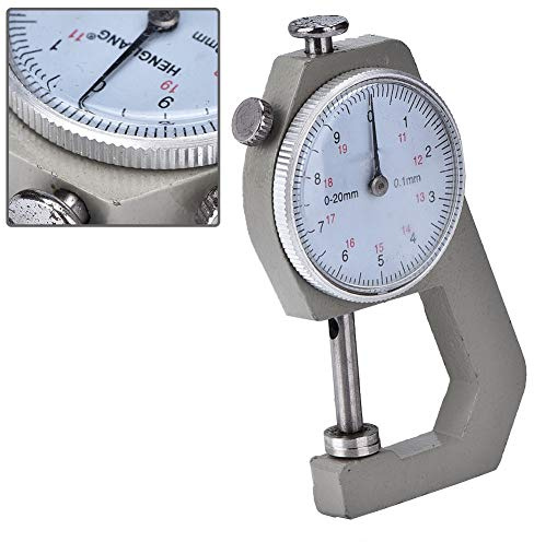 TMISHION Calibro di misurazione Gioielli 0-20mm, Diametro Perla Spessore di Perline Strumenti di Misura Gioielli Calibro per Gioielli in Legno Calibro I, Argento Lucido