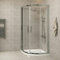 900 x 900mm Quadrant Shower Enclosure with Shower Tray Double Sliding Cubicle Door 6mm Toughened Safety Glass