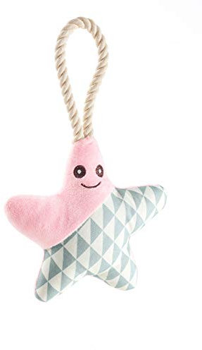 HUNTER Salima Hundespielzeug für Welpen, Stern, rosa, 17 cm