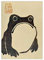 RUIYANMQ Leinwanddruck Vintage Matsumoto Hoji Frosch Japanischer Holzschnitt Hässliche Süße Kröte Wabi Sabi Wandkunst Wohnzimmer Schlafzimmer Wohnkultur Vx188Zt 40X60Cm Rahmenlos