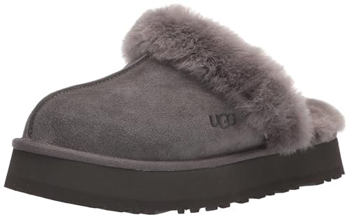 UGG Damen Disquette Slipper, Charcoal, 43 EU