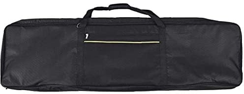 NIDONE Klaviertasche für elektronisches Klavier, 88 Tasten, universal, dick, wasserdicht, Schwarz, Schwarz , Casual