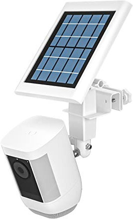 HOLACA 2-in-1 Universal-Dachrinnenhalterung Kamera Halterung Kompatibel mit Spotlight Kamera Plus/Pro, Stick Up Cam/Pro, Ring-Solarpanel, Weiß